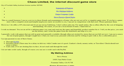 Desktop Screenshot of limitedchaos.com